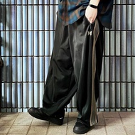 กางเกงขายาวทรงหลวมสไตล์ย้อนยุค Needles Straight กางเกงขายาวทรงหลวมสำหรับใส่เล่นกีฬาในชีวิตประจำวัน