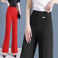 [Flared Pants] Micro-Flared Pants High Waist Flared Pants Slimmer Look Flared Pants Casual Flared Pa