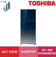 Toshiba Inverter 2-Doors Refrigerator GR-AG66MA(GG) 661L