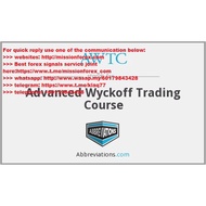 Wyckoff Analytics - Advanced Wyckoff Trading Course Total size: 297.1 MB Contains: 1 file