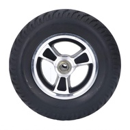 Allinit 7in Wheelchair Wheel PU Alloy Steel Hub Anti Skid Walker Tire Replacement