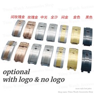 Fit For Rolex Black Water Ghost Strap Steel Folding Buckle Submariner Safety Catch Green Submariner 