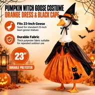Halloween Lawn Goose Costume - 23 Inch Spooky Outdoor Decor