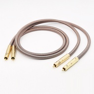 Hifi RCA Cable Accuphase 40th Anniversary Edition RCA Interconnect Audio Cable Gold plated plug