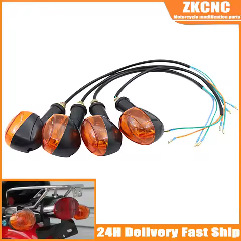 1/2/4Pcs Motorcycle Turn Signal Light Moto Indicators Flashers Blinkers Lamp For Honda Z50 Z50A Z50J
