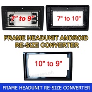 7inch Conversion To 9 10 Inch Frame 10inch To 9inch Car Radio Fascia Universal Panel 2 Din Dashboard