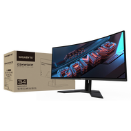 # GIGABYTE G34WQCP Gaming Monitor - 34", WQHD, VA, 1ms, 180Hz, VESA Disp. HDR400, AMD FreeSync Prem.