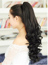 [ hàng loại 1 60cm ] tóc giả nữ ngoặm xoăn dài tóc giả kẹp tóc giả xoăn dài