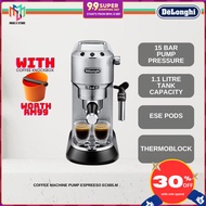Delonghi EC685.M Coffee Machine 15 Bar Pump Pressure Thermoblock EC685M / EC685W Mesin Kopi