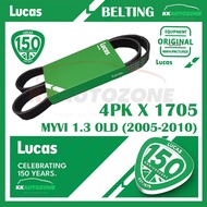 LUCAS 4PK1705 PERODUA MYVI OLD (2005-2010) BELTING