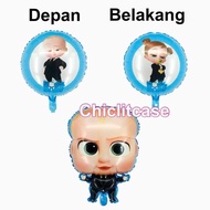 Balon karakter tema boss baby/baby boss jumbo