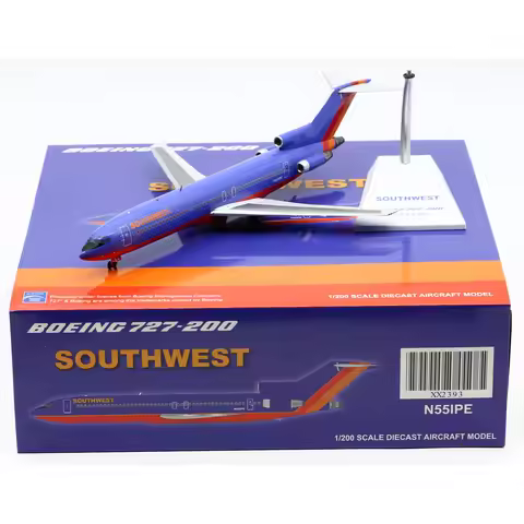 XX2393 Alloy Collectible Plane Gift JC Wings 1:200 Southwest Air Boeing B727-200 Diecast Aircraft Je