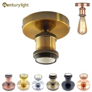 7 Colors Lamp Base E26 E27 Electroplated Vintage Antique Edison Bulb Lamp Base Bulb Socket Lamp Base