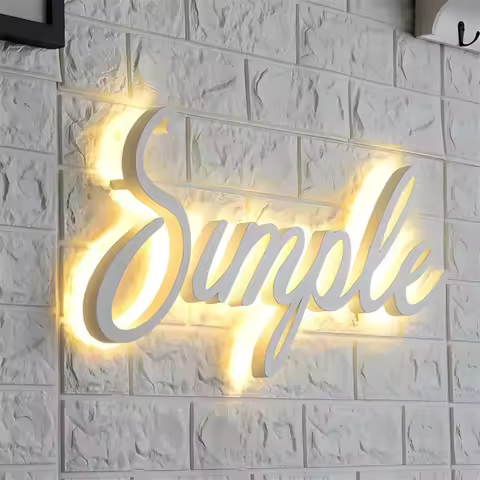 Backlit Sign Custom Laser Cut Clinic Sign, Sign with Raised 3D Design, Business backlit sign, Recept