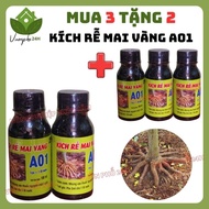 Yellow Apricot Root Stimulator A01 (Buy 3 get 2 free) Effective Root Stimulating Fertilizer for Bons