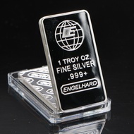 Badge Square Silver Plated Foreign Commemorative Coin Medal Craft Gold Coin Coin Commemorative Medal