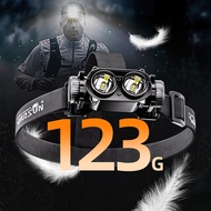 WARSUN T299 1800LM LED 4   WARSUN T299 1800LM Lampu Kepala Boleh Cas Sangat Terang 4 Mod Lampu Kepal