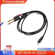 In stock-USB C To Dual 6.35Mm Audio Stereo Cable Type C To Dual 6.35Mm Audio Cord for Smartphone Mul