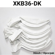 XKB36-DK Latex balloon 36 inch 90 cm 10 matte thick white (Round Doff Latex Balloon) papaya balloon