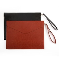 A4 Leather folder document bag document file storage bag
