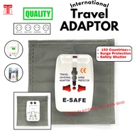 [Surge Protection] International Travel Adaptor / Adaptor Travel Antarabangsa