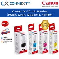 Canon Genuine Pixma Ink Bottles GI 70PGBK GI-70C GI-70M GI-70Y G5070/G6070/G7070/GM2070/GM4070 Canon