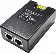 24V Gigabit POE Injector | 12V/24V (12-48V) DC Input | 24Volt 1A 24W DC PoE Out | Passive Mode B Sol