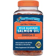 美國Pure Alaska Omega 野生三文魚油 1,000毫克 210粒軟膠囊