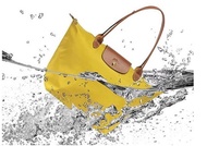 Gift women bag Authentic Longchamp Women bags Le Pliage Original Dumpling bag Large Long handle Nylon Shoulder Bag folded Shopping Bag 1899089C91 Yellow color made in France