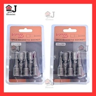 MATA AJB - VPR 8 x 42 mm Socket Drilling Bit Hexnut Magnetic Drill 1 pack 5 pcs