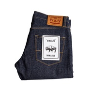 PMD & CO - BONASUS - 14oz - Selvedge Accent Denim - Dark Blue Indigo