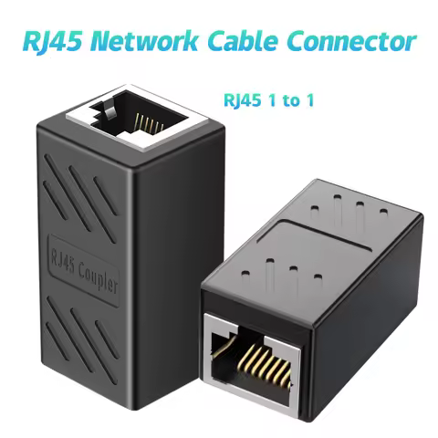 RJ45 CAT5 CAT6 CAT6a Coupler Extender Connector Ethernet Cable Extender Ethernet Coupler Female to F