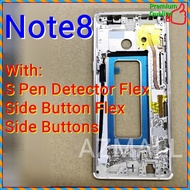 NEW Middle Frame LCD Bezel HOUSING Button S Pen Flex Ribbon Samsung Galaxy Note 8 Note8 /N950F N950