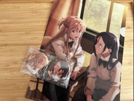 刀劍神域 BD特典 亞絲娜 米特 A4file+徽章