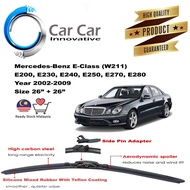 Mercedes-Benz E-Class (W211) Wiper, Wiper Blades, Car Windshield, Year 2002-2009 ( 1 pair -Size 26 /