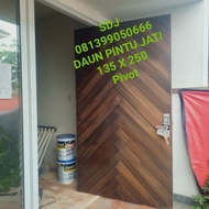 daun pintu jati