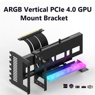 EZ-40 Graics  Steering Bracket KIT PCI-E 4.0 X16 Extension Cable GPU Mount Bracket 5V 3PIN ARGB Vertical Video  Holder