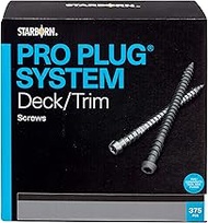 Pro Plug System Screws -Stainless Steel Type 316, #10 x 2-1/2", Star Drive, 375 Pieces for 100 sq ft