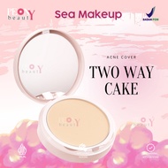 SEA MAKEUP Acne Cover & Smooth two way cake |9gr |Pressed Powder Matte |Compact Powder | Compact Pow