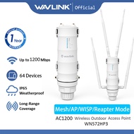 Wavlink AC1200 2.4G+5G Dual-band High Power Outdoor Wireless AP/Range Extender/Router with PoE and H
