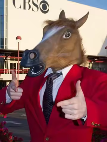 Latex Animal Horse Mask for Adult Brown Horse Head Latex Animal Mask Men Funny Horse Head Mask Novel