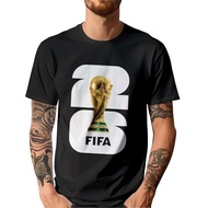 Distro T-shirts for Men and Women World Cup 2026 Official Logo World Cup Football
