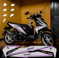(COD) STIKER MOTOR BEAT ESP WARNA SILVER STRIPING LIS MOTOR HONDA BEAT ESP WARNA LIS UNGU 1.3