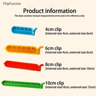 FF Multicolor Bag Clamp 4cm/6cm/8cm/10cm Tubing Sealing Clip Random Color PH