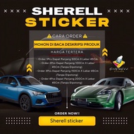sticker skotlet hitam transparan scotlet tembus pandang skotlet kaca film skotet lampu skotlet bodi 