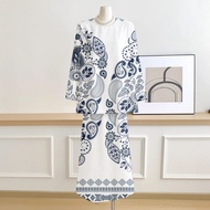 Baju Kurung Batik Perempuan Malaysia Baju Kurung Floral Kecil Student Batik Factory Sale Raya 2026 C