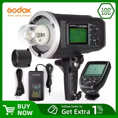 Godox Wistro AD600BM Bowens Mount 600W GN87 HSS 1/8000s Sync Outdoor Flash With 2.4G Wireless X Syst