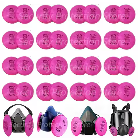 2097/2091 Painting Spray Industry particulate P100 Filter For 3m 6200 7502 Series Gas Mask Filters