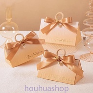 Luxury Gradient Color Favor Candy Box Paper Wrapping Packaging Box Gift Boxes Wedding Party Favor De