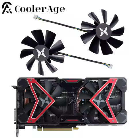 F​or DATALAND RX 590 5500 XT Video Card Fan 100MM GA91S2H RX590 RX5500XT Replacement Graphics Card G